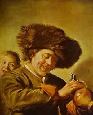 Fisherman Playing A Fiddle 1630