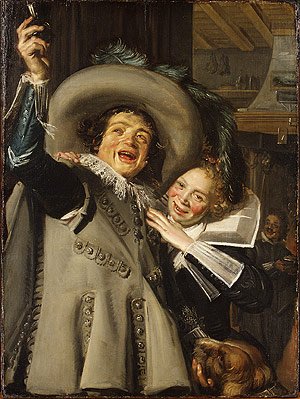 Young Man and Woman in an Inn