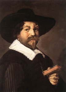 Portrait of a Man Holding a Skull  c. 1611