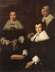 Regentesses of the Old Men's Almshouse (detail 3)  1664