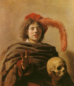 Boy with a Skull