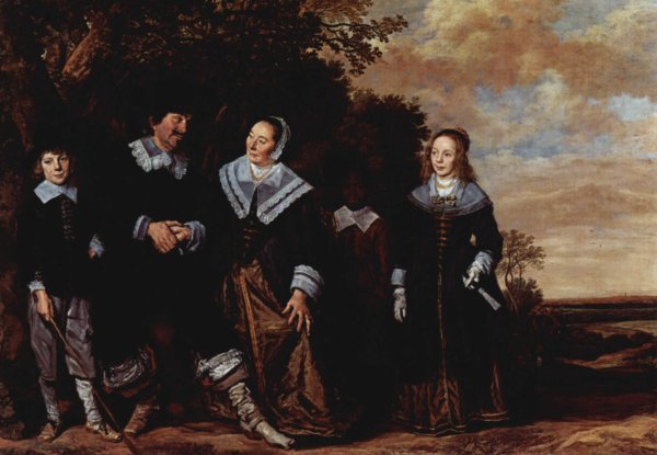 Family Group in a Landscape (1) c. 1648