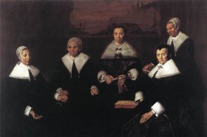 Regentesses of the Old Men's Almshouse (detail 1)  1664