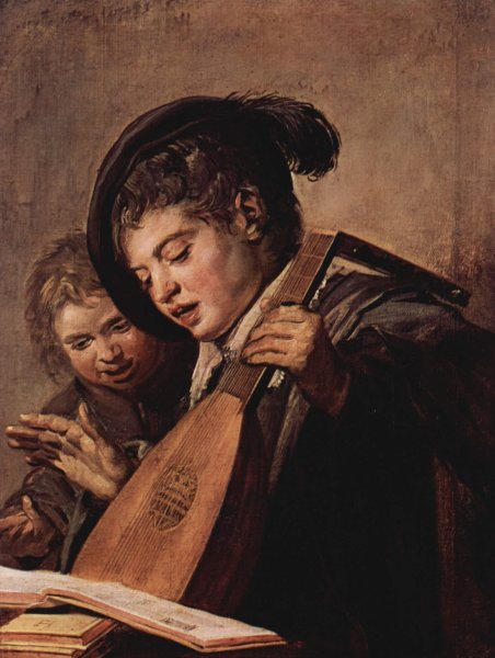 Two Boys Singing  c. 1625